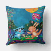 秋の月 クッション (裏面)