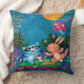 秋の月 クッション (ブランケット)