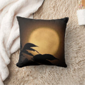 秋の月 クッション (ブランケット)