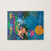 秋の月 ジグソーパズル (横)