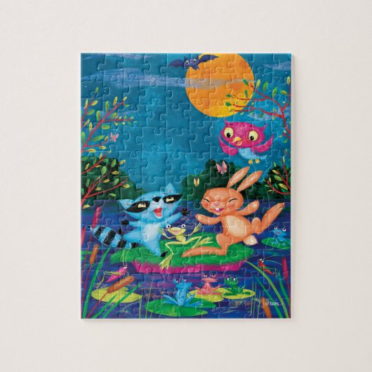 秋の月 ジグソーパズル (縦)