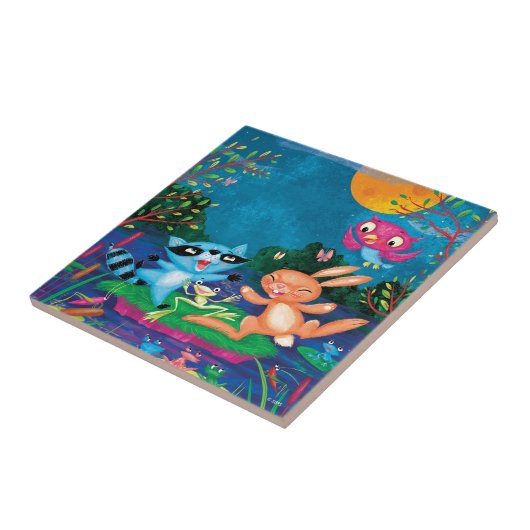 秋の月 タイル (側面)