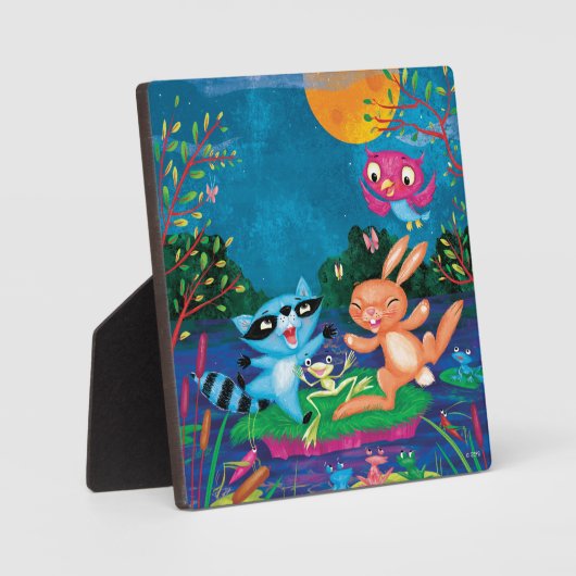 秋の月 フォトプラーク (正面)