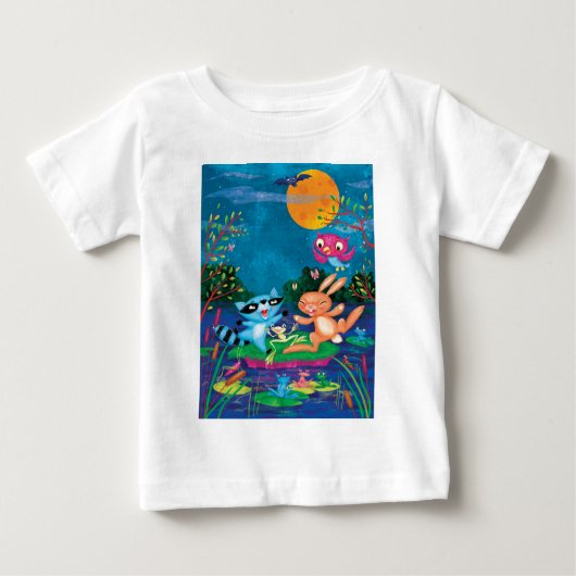 秋の月 ベビーTシャツ (正面)