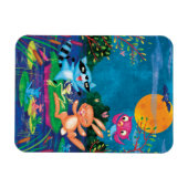 秋の月 マグネット (横)