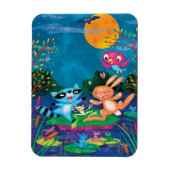 秋の月 マグネット (縦)