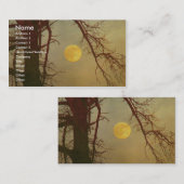 秋の月 名刺 (正面/裏面)
