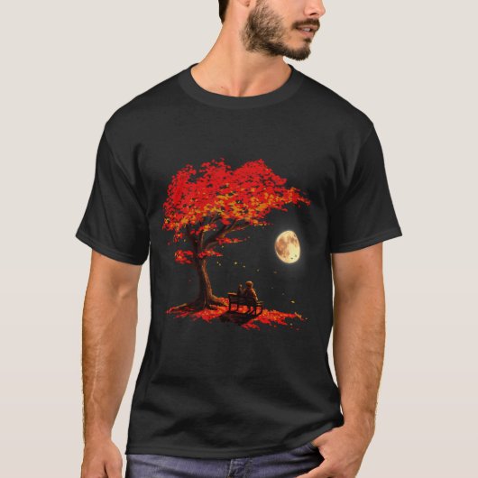 秋の月 Tシャツ (正面)