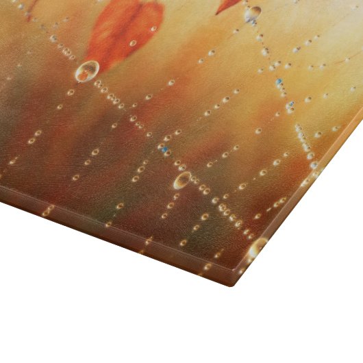 秋の朝のカッティングボードの宝石 カッティングボード (角)