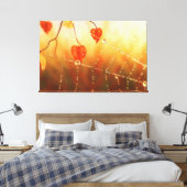 秋の朝のキャンバスの宝石 キャンバスプリント (インサイチュ (寝室))