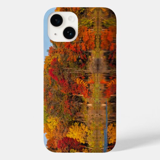 秋の朝のマーサラー公園と池 Case-Mate iPhoneケース (裏面)