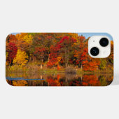 秋の朝のマーサラー公園と池 Case-Mate iPhoneケース (裏面 (横))