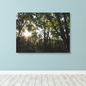 秋の朝シェナンドア国立公園 キャンバスプリント (インサイチュ (ウッドフロア))