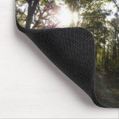 秋の朝シェナンドア国立公園 マウスパッド (コーナー)