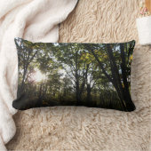 秋の朝シェナンドア国立公園 ランバークッション (ブランケット)