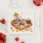 秋の朝食 スタンダードランチョンナプキン (インサイチュ)