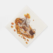 秋の朝食 スタンダードランチョンナプキン (角)