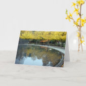 秋の朝鮮戦争の記念物 カード (黄色い花)