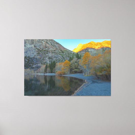 秋の朝 キャンバスプリント (正面)