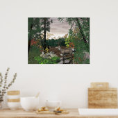 秋の朝 ポスター (キッチン)