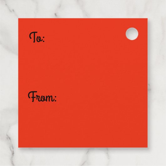 秋の木々とブルースカイ秋の自然写真 フェイバータグ (裏面)