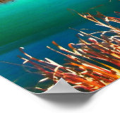 秋の木々とマーシュランド・ニューファンドランド・カナダ ポスター (角)