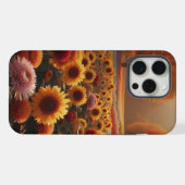 秋の木々と畑のキク iPhoneケース (裏面横)