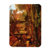 秋の木々のクレシェムグレン(フィラデルフィア) マグネット (縦)