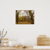 秋の木々のプリントニューヨークランドスケープポスター ポスター (キッチン)