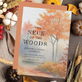 秋の木々の動きのお知らせ 案内状