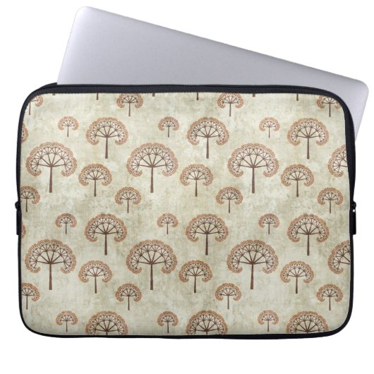 秋の木々エレクトロニクスバッグ ラップトップスリーブ (正面)