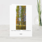 . .秋の木々» カード (裏面)