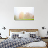 秋の木が霧に包まれている キャンバスプリント (インサイチュ (寝室))