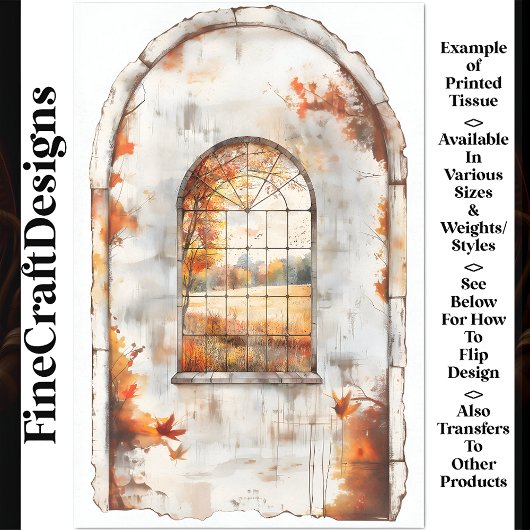 秋の木と離れ窓のAM9の切り離し 薄葉紙