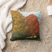 秋の木のクッション クッション (ブランケット)
