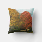 秋の木のクッション クッション (裏面)