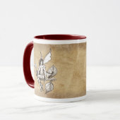 秋の木の妖精のマグ マグカップ (正面左)