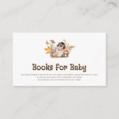 秋の木の妖精の本 赤ちゃんのページ挿入 エンクロージャーカード (正面)