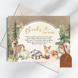 秋の木の実の絵本 赤ちゃんのカード エンクロージャーカード