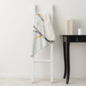 秋の木の枝と黄色の紅葉 シェルパブランケット (インサイチュ)