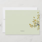 秋の木の移動のお知らせ 招待状 (裏面)