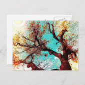 秋の木はがき ポストカード (正面/裏面)