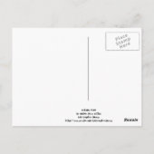 秋の木はがき ポストカード (裏面)