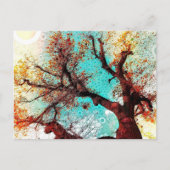 秋の木はがき ポストカード (正面)