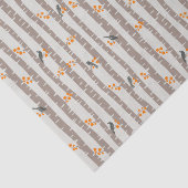 秋の木や鳥の模様 薄葉紙 (詳細)