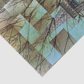 秋の木フランスの枝パリエッフェルタワー 薄葉紙 (詳細)