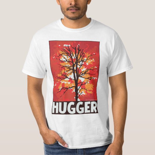 秋の木ユニークのハガー Tシャツ (正面)