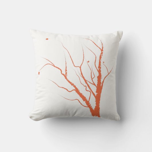 秋の木枕 クッション (正面)