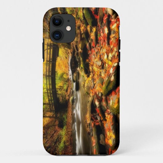 秋の木橋そして入り江 Case-Mate iPhoneケース (裏面)