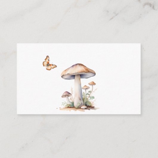 秋の木版本ベビー挿し エンクロージャーカード (裏面)